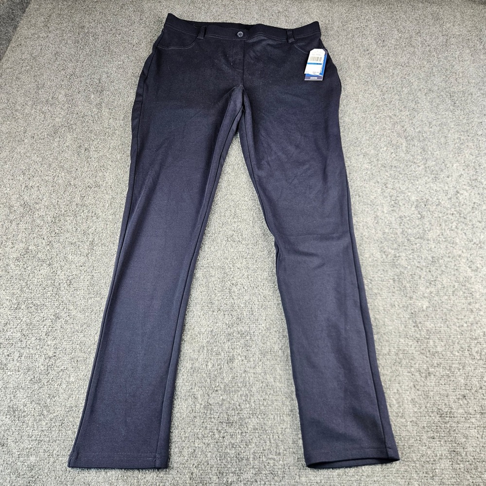 Nautica Girls School‎ Uniform Performance Jegging Navy Blue XL 15 NJD0089P NEW